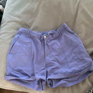 Big Bud Press High Waist Shorts in Navy